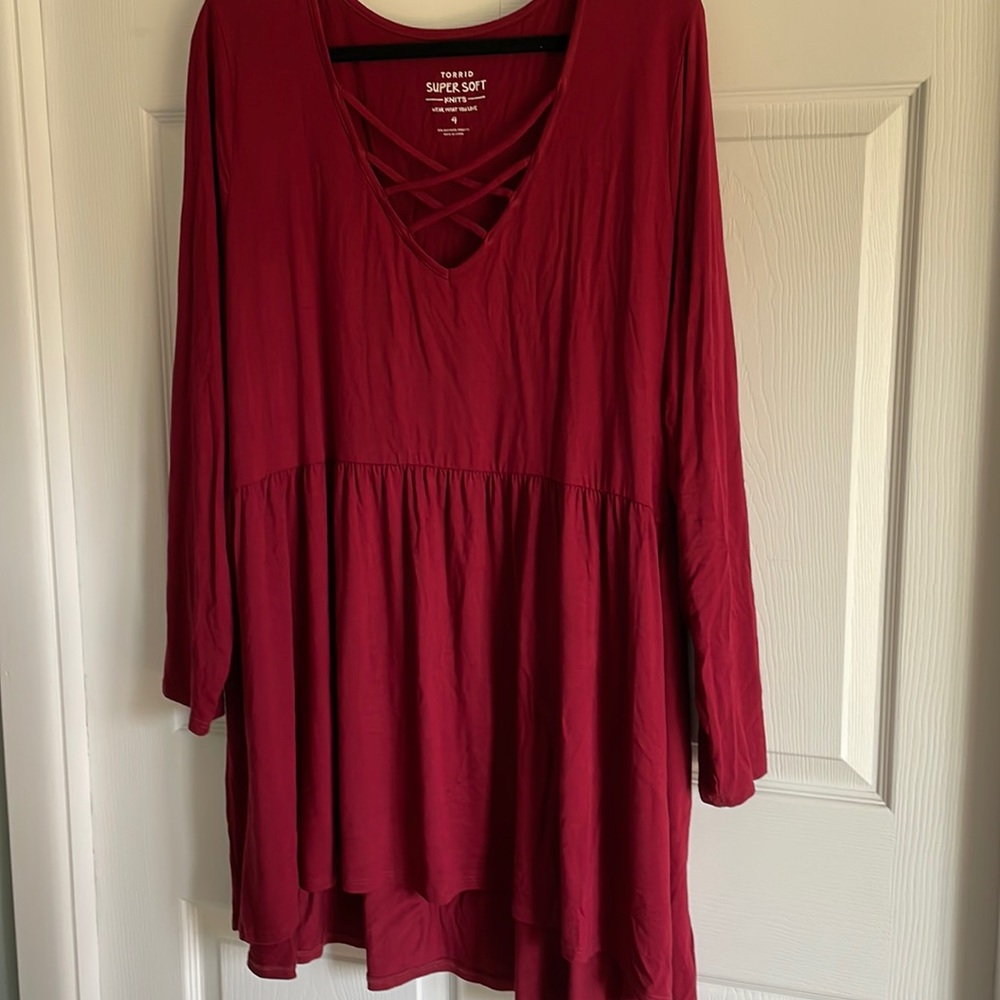Red torrid top